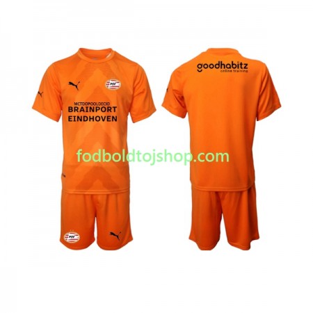 PSV Eindhoven Målmand Børn Udebane Fodboldsæt 2022-23 S/S (+ Korte bukser)